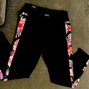 VS PINK HIGH WAIST V ULTIMATE FLORAL LEGGINGS
